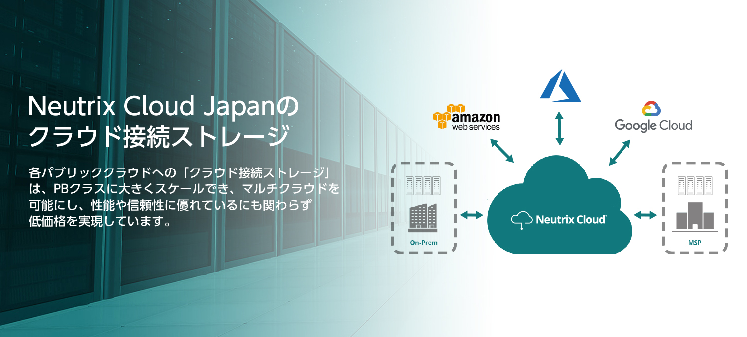 Neutrix Cloud Japanのクラウド接続ストレージ